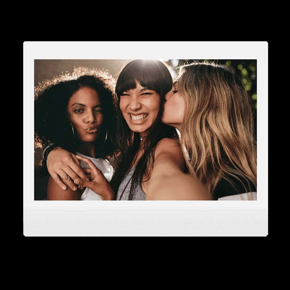 Tirage polaroid instax WIDE — accessoire de location Fox Rider