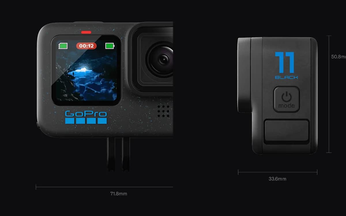 Cameras GoPro HERO 12 Black and HERO 11 Black offered for rental by Fox Rider