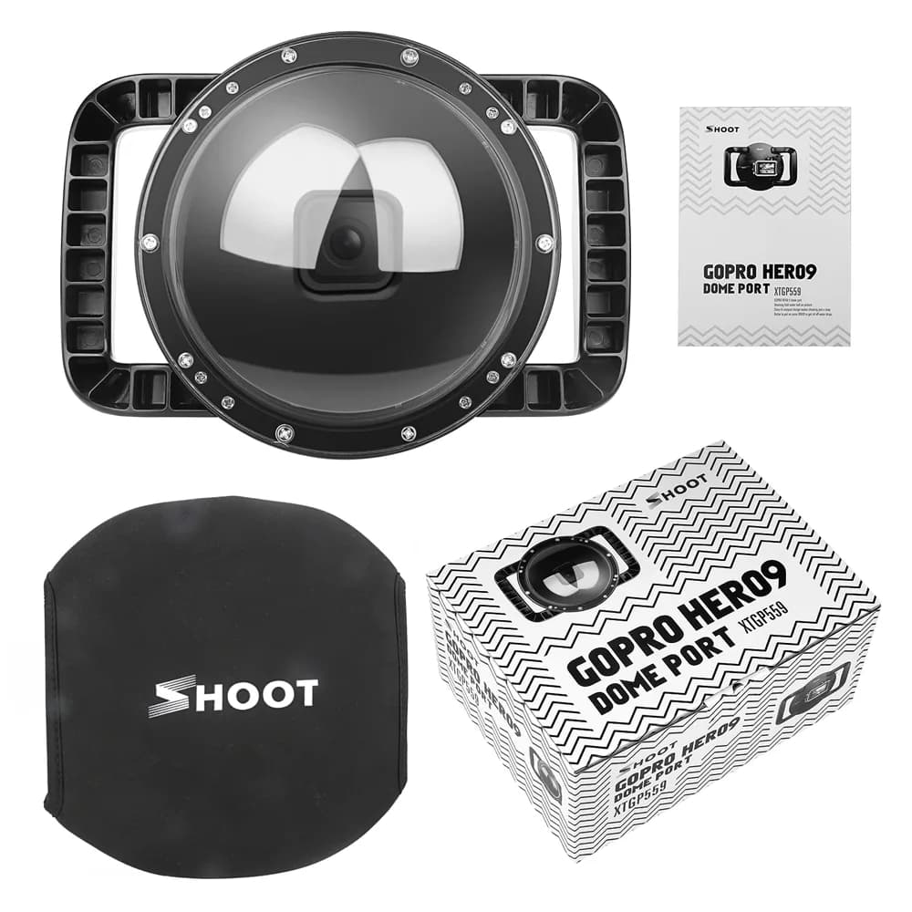 Dôme 7'' pour GoPro - SHOOT — accessoire en location chez Fox Rider