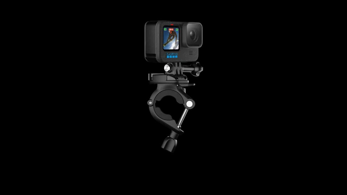 Fixation pour guidon/tige de selle/tube - GoPro — accessoire en location chez Fox Rider