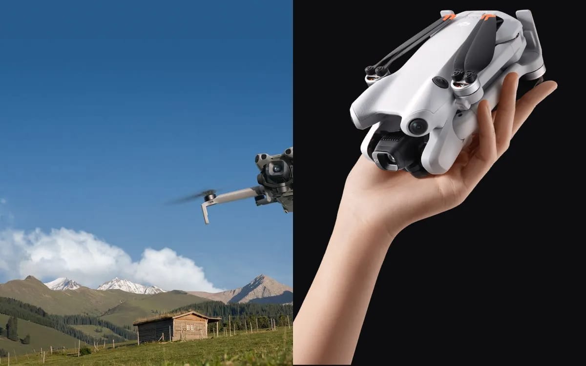 Les drones DJI Mini 5 Pro et Mini 4 Pro proposés à la location par Fox Rider